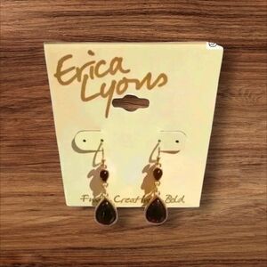 Erica Lyons teardrop earrings
